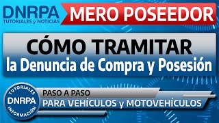 🔴 Mero Poseedor  Registro Automotor Argentina ✅ DNRPA Turnos 2024 [upl. by Josie]