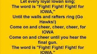 Iowa Hawkeyes  Fight Song [upl. by Rosalba]