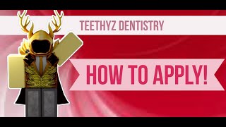 How To Apply At Teethyz Dentist [upl. by Cul]