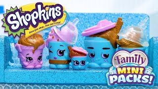 SHOPKINS Family Mini Packs S11  Trapped in the Freezer With The Drinky Dinks  Webisode [upl. by Nnairrek]