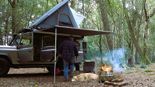 Camping in a Landrover Defender [upl. by Tnecniv477]