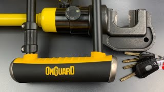 793 Hydraulic Cutter DEFEATED by OnGuard’s 17mm “Brute” Bicycle Lock Model 8001 [upl. by Gusti50]