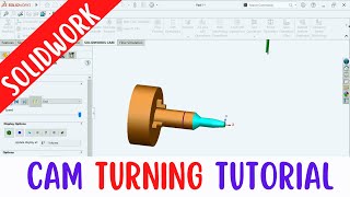 solidworks cam turning tutorial for beginners [upl. by Novert]