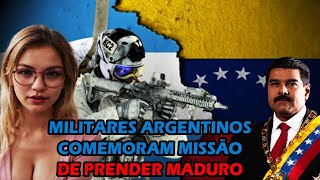 Militares argentinos comemoram ao receber ordens para PRENDER Nicolás Maduro [upl. by Oiretule]