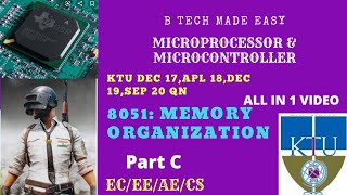 8051 Memory Organization Module 6 Repeated unv question Microprocessor amp Microcontroller [upl. by Cowden684]