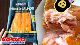 Kirkland Smoked Salmon with Touch of Honey  Costco Product Review [upl. by Juta]