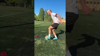 Modified “T” Dribbling Drill for Footballers ⚽️ footballskils football youtubeshorts [upl. by Ram]