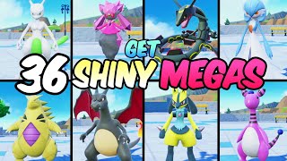 EXTENDED Get 36 Shiny Mega Pokemon in Scarlet Violet [upl. by Nnaasil]