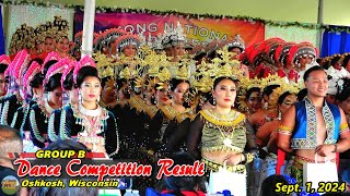 Dance Competition Result  Group B Hmong National Labor Day Festival in Oshkosh Wisconsin 9124 [upl. by Lannie]