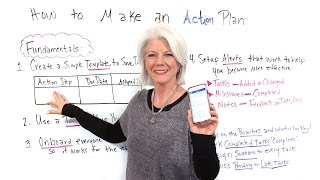 How to Make an Action Plan  Project Management Training [upl. by Anastas]