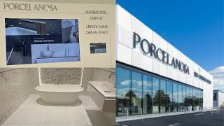 Bathroom amp Kitchen TilesDesign Collection at the PORCELANOSA Showroom UK 2022 [upl. by Aramoy]