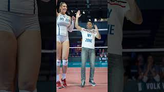 10ft Woman Volleyball Stars Dance Moves Will Blow Your Mind Tall Girl tallmodel  Tall Woman [upl. by Yalc]