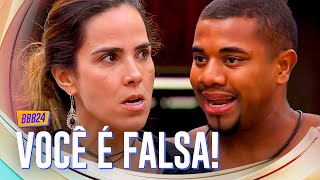 WANESSA E DAVI BRIGAM POR MÁ CONVIVÊNCIA NA CASA E BROTHER A CHAMA DE FALSA 🔥 BBB 24 [upl. by Letreece]