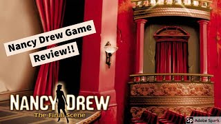 Nancy Drew Review The Final Scene  Nancy Drew Game Ranking Series SPOILERS [upl. by Atolrac]