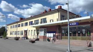 Rovaniemi railway station Finland [upl. by Owades]