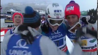 Kenneth Gangnes Skiflug WM Kulm 2016 2195m ORF [upl. by Eilhsa]