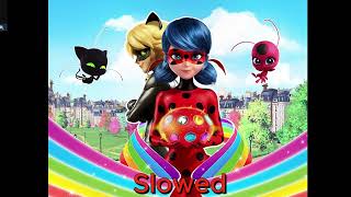 Miraculous Ladybug Theme Song French Version Sped UpSlowed [upl. by Lipscomb]