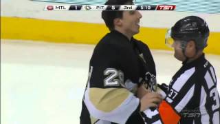 Marc Andre Fleury vs Peter Budaj 1 22 14 Damn Refs [upl. by Petulah]