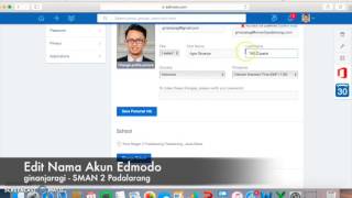 Edit Nama Akun Pengguna Edmodo [upl. by Woodall]