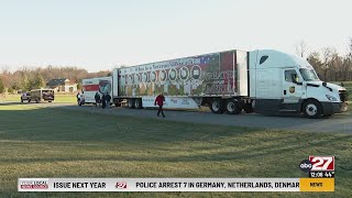 Thousands of wreaths arrive at Indiantown Gap cemetery [upl. by Hewet265]