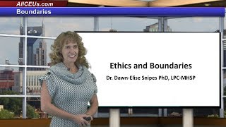 Ethics And Boundary Issues in CounselingCEUs for LPC LMHC LCSW [upl. by Adnal661]