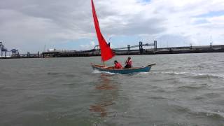 English Raid 2012 ian oughtred yawl [upl. by Enyledam]