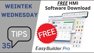 35 How to download Weinteks HMI software for free  EasyBuilder Pro [upl. by Enilegna]