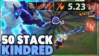 MOST STACKS EVER  MAX RANGE KINDRED  BunnyFuFuu [upl. by Eissej]