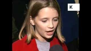 Young Mischa Barton 1997 Lawn Dogs London Premiere Interview Archive Footage [upl. by Luise]