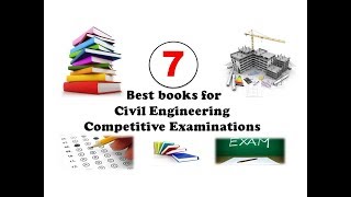 7 Best books for Civil Engineering Competitive Exams [upl. by Aekim]