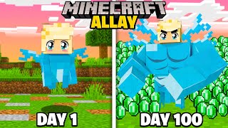 I Became the HERO ALLAY in Minecraft [upl. by Ydnerb759]