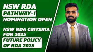 Big News of NSW RDA Pathway  1 for 491 Nomination  Latest Australian Immigration News 20232024 [upl. by Charleen]