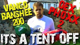 Vango Banshee 200 vs OEX Phoxx 2  Budget Backpacking tents COMPARED [upl. by Marchall]