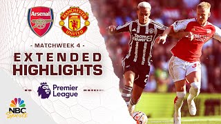 Arsenal v Manchester United  PREMIER LEAGUE HIGHLIGHTS  932023  NBC Sports [upl. by Droc]