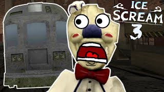 I HIT ROD WITH A TRAIN  Ice Scream 3 Gameplay [upl. by Tannenbaum]