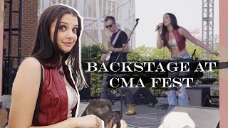 Lanie Gardner Backstage at CMA Fest 2023 Hard Rock Stage [upl. by Arney]