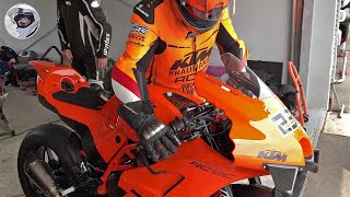 KTM RC 8C  beautiful details and sharp sound Hear him and see him [upl. by Atteras]