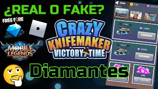 Crazy Knifemaker Victory Time ¿PAGA Aplicación para ganar diamantes [upl. by Harold919]