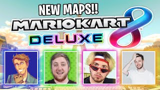 NEW MARIO KART MAPS w FRIENDS [upl. by Sukhum]