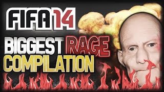 FIFA 14 BIGGEST RAGES COMPILATION  DEREKRANTSGAMING [upl. by Elysee]