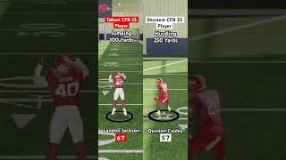 Tallest CFB 25 Player vs Shortest CFB 25 Player Who Will Win Part 3 [upl. by Llehsyt676]