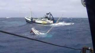 SINKING YACHT IN THE NORTH SEA [upl. by Enyak]