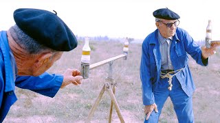 El NIVELADOR de terrenos Técnica tradicional de nivelar campos para un riego uniforme  Documental [upl. by Etnuaed591]