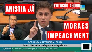 ANISTIA JÁ E IMPEACHMENT DE ALEXANDRE DE MORAES [upl. by Kellene]