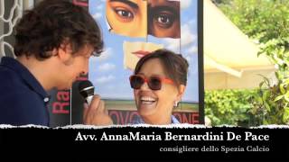 SpeziaTV con AnnaMaria Bernardini De Pace e SpeziaCalcio [upl. by Setarcos659]