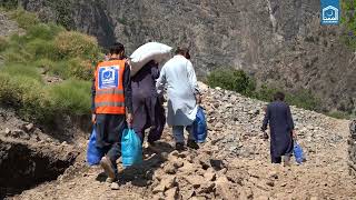 Alkhidmat team delivered tarpaulins tents and food aid to floodhit families in Lower Chitral [upl. by Soma828]