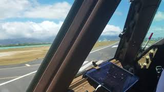 B747400 Cockpit View Takeoff from HNL [upl. by Mildred847]