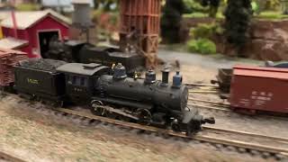 BampO 1522 passes the yard at the n scale national convention 2024 [upl. by Clarkin]