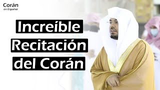 Increíble Recitación del Sagrado Corán por Imam de la mezquita sagrada de Meca  Corán en Español [upl. by Aisatsanna]