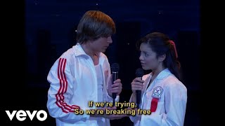 Troy Gabriella  Breaking Free From quotHigh School MusicalquotSingAlong [upl. by Nivloc]